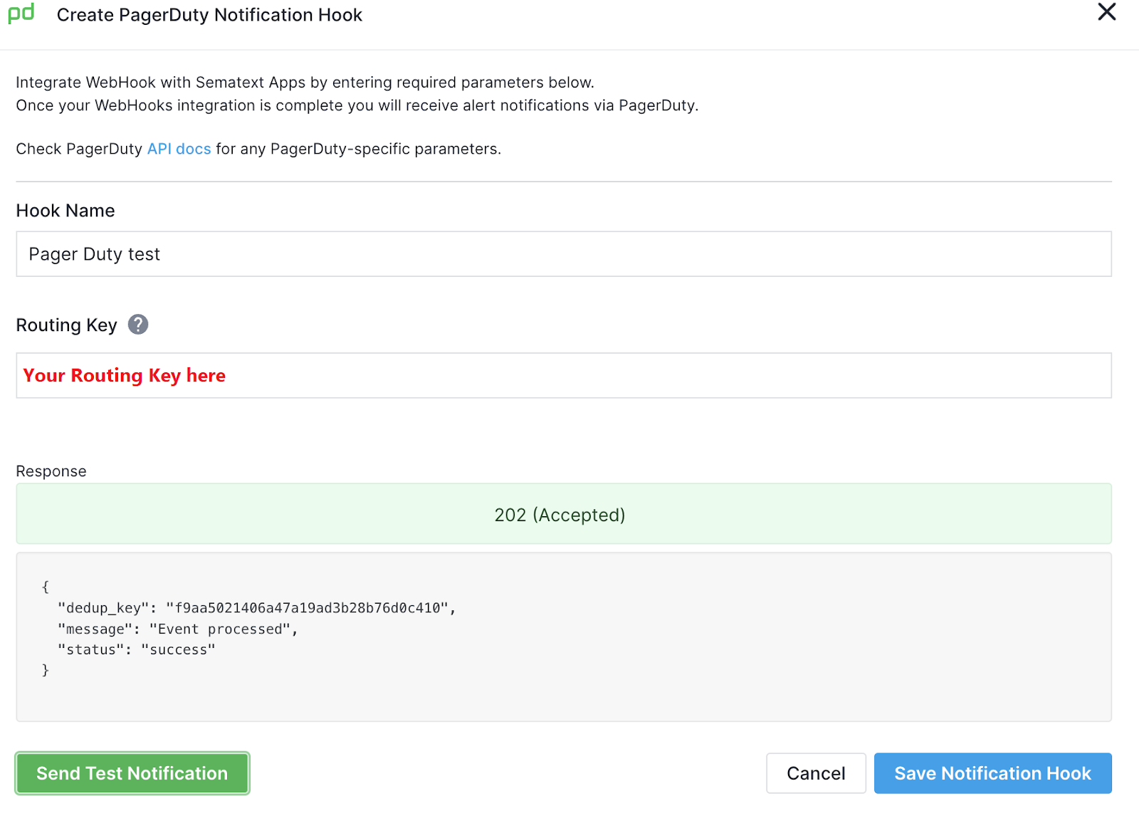 Create PagerDuty Integration PagerDuty Alerts Integration